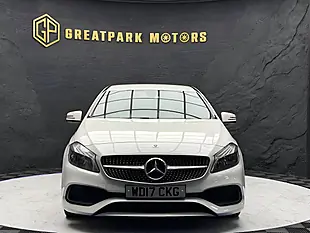 Used 2017 Mercedes-Benz a Class AMG Line White - Interior and Exterior details 2
