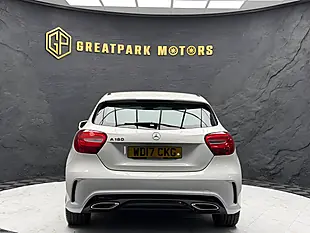 Used 2017 Mercedes-Benz a Class AMG Line White - Interior and Exterior details 6