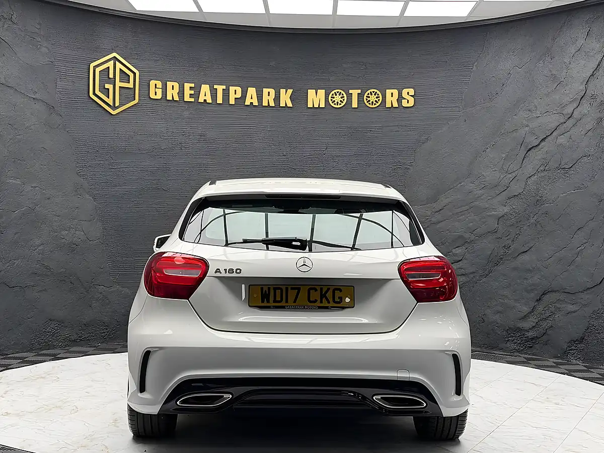 Used 2017 Mercedes-Benz a Class AMG Line White - Interior and Exterior details 6