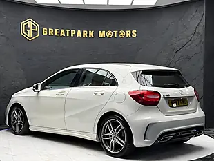 Used 2017 Mercedes-Benz a Class AMG Line White - Interior and Exterior details 7
