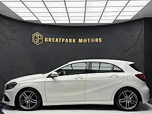 Used 2017 Mercedes-Benz a Class AMG Line White - Interior and Exterior details 8