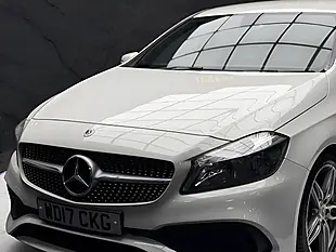Used 2017 Mercedes-Benz a Class AMG Line White - Interior and Exterior details 9