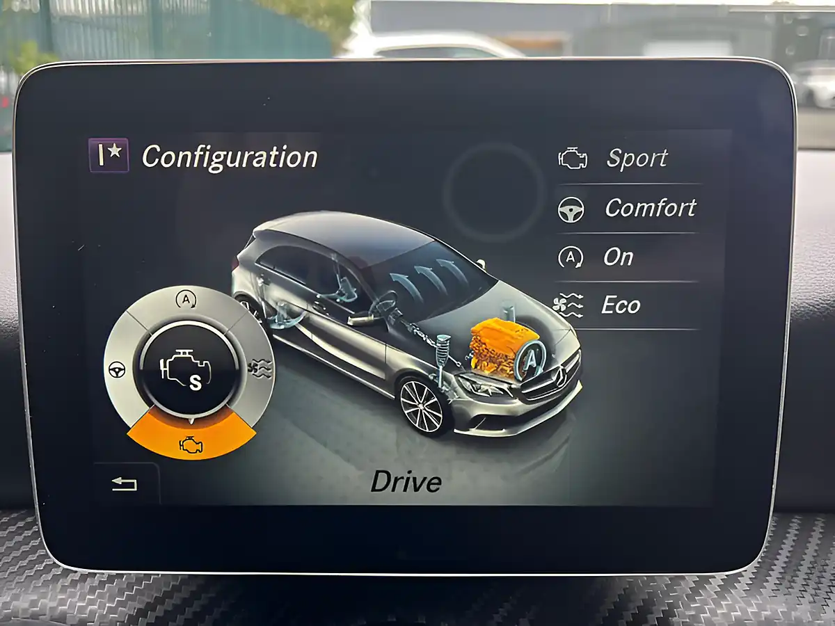 Used 2017 Mercedes-Benz a Class AMG Line White - Interior and Exterior details 15