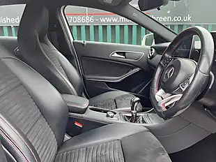 Used 2017 Mercedes-Benz a Class AMG Line White - Interior and Exterior details 16