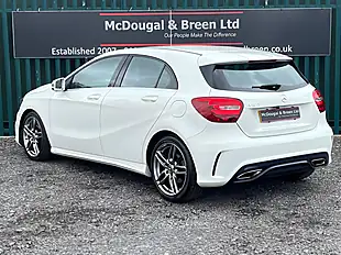 Used 2017 Mercedes-Benz a Class AMG Line White - Interior and Exterior details 3