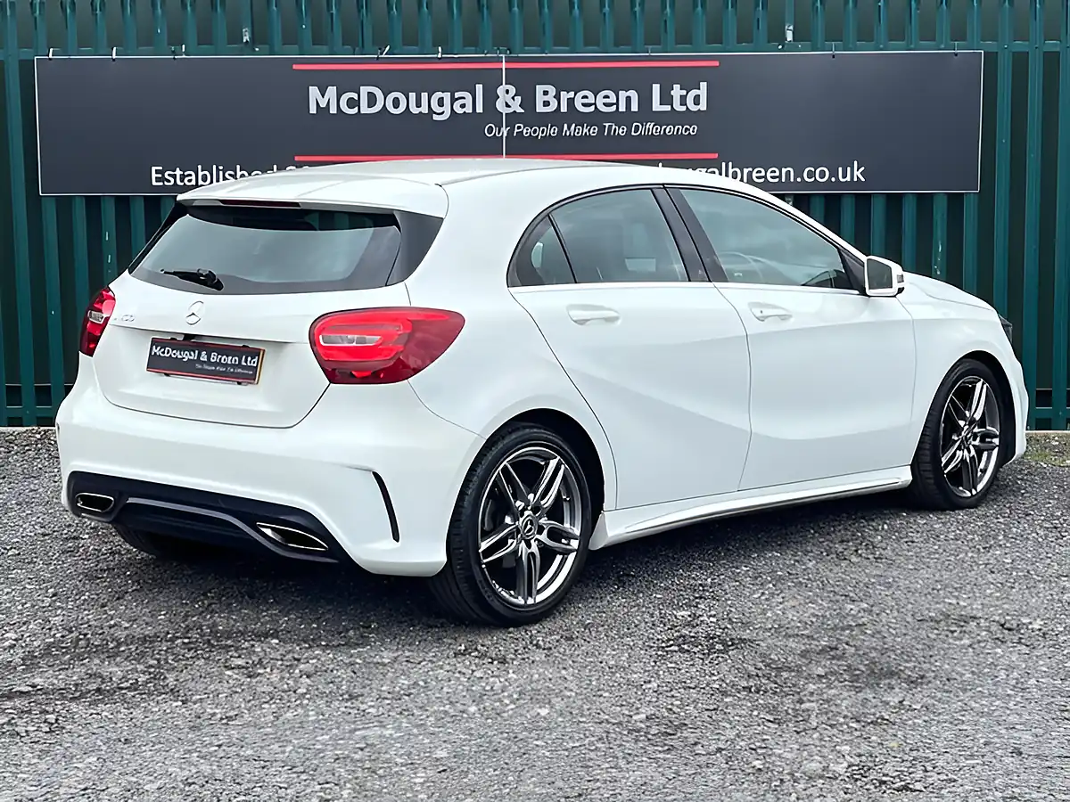 Used 2017 Mercedes-Benz a Class AMG Line White - Interior and Exterior details 5
