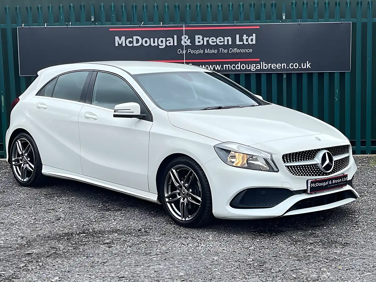 Used 2017 Mercedes-Benz a Class AMG Line White - Interior and Exterior details 7