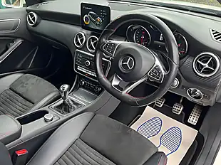 Used 2017 Mercedes-Benz a Class AMG Line White - Interior and Exterior details 9