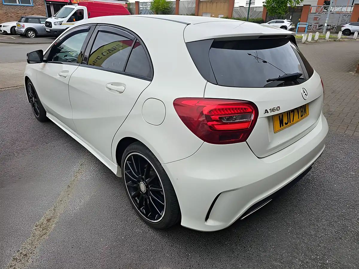Used 2017 Mercedes-Benz a-Class AMG Line White - Interior and Exterior details 3
