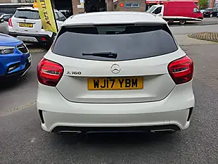 Used 2017 Mercedes-Benz a-Class AMG Line White - Interior and Exterior details 4
