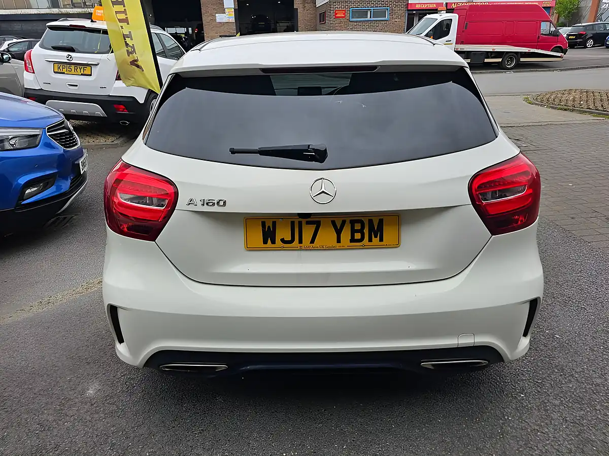 Used 2017 Mercedes-Benz a-Class AMG Line White - Interior and Exterior details 4