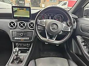 Used 2017 Mercedes-Benz a-Class AMG Line White - Interior and Exterior details 7