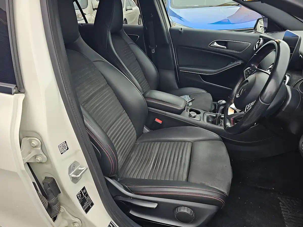 Used 2017 Mercedes-Benz a-Class AMG Line White - Interior and Exterior details 8