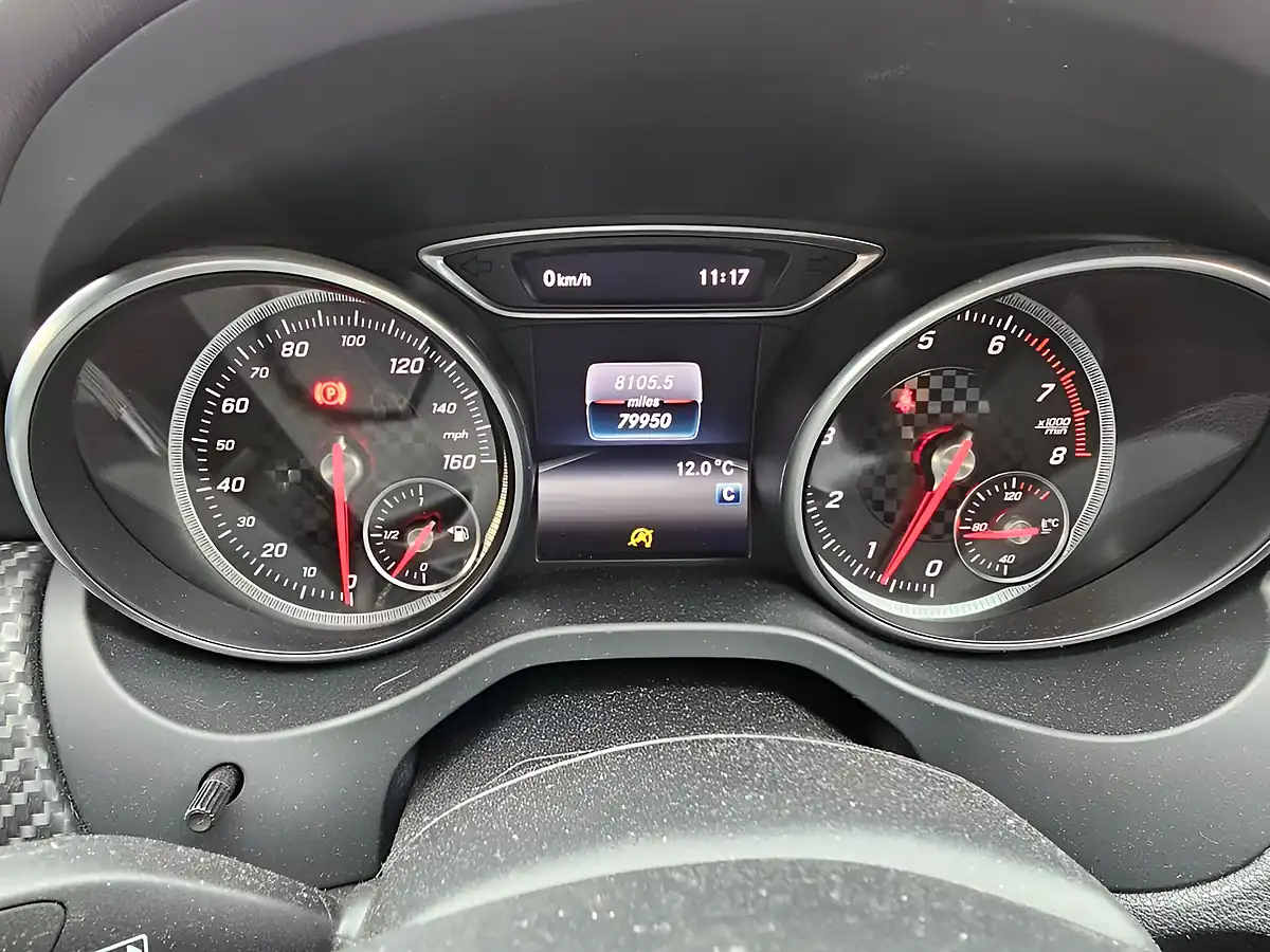 Used 2017 Mercedes-Benz a-Class AMG Line White - Interior and Exterior details 9