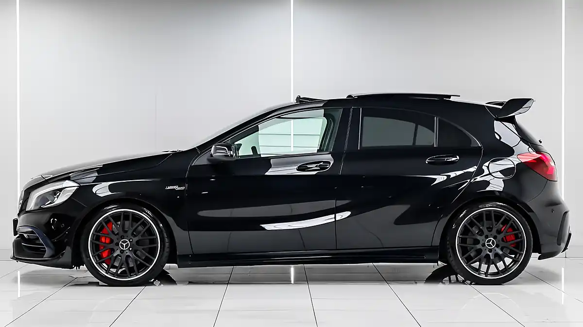 Used 2017 Mercedes-Benz a Class Premium Black - Interior and Exterior details 11