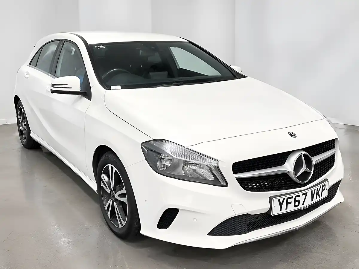 Used 2017 Mercedes-Benz a Class Se Executive Edition White - Front View