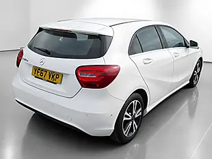Used 2017 Mercedes-Benz a Class Se Executive Edition White - Interior and Exterior details 3