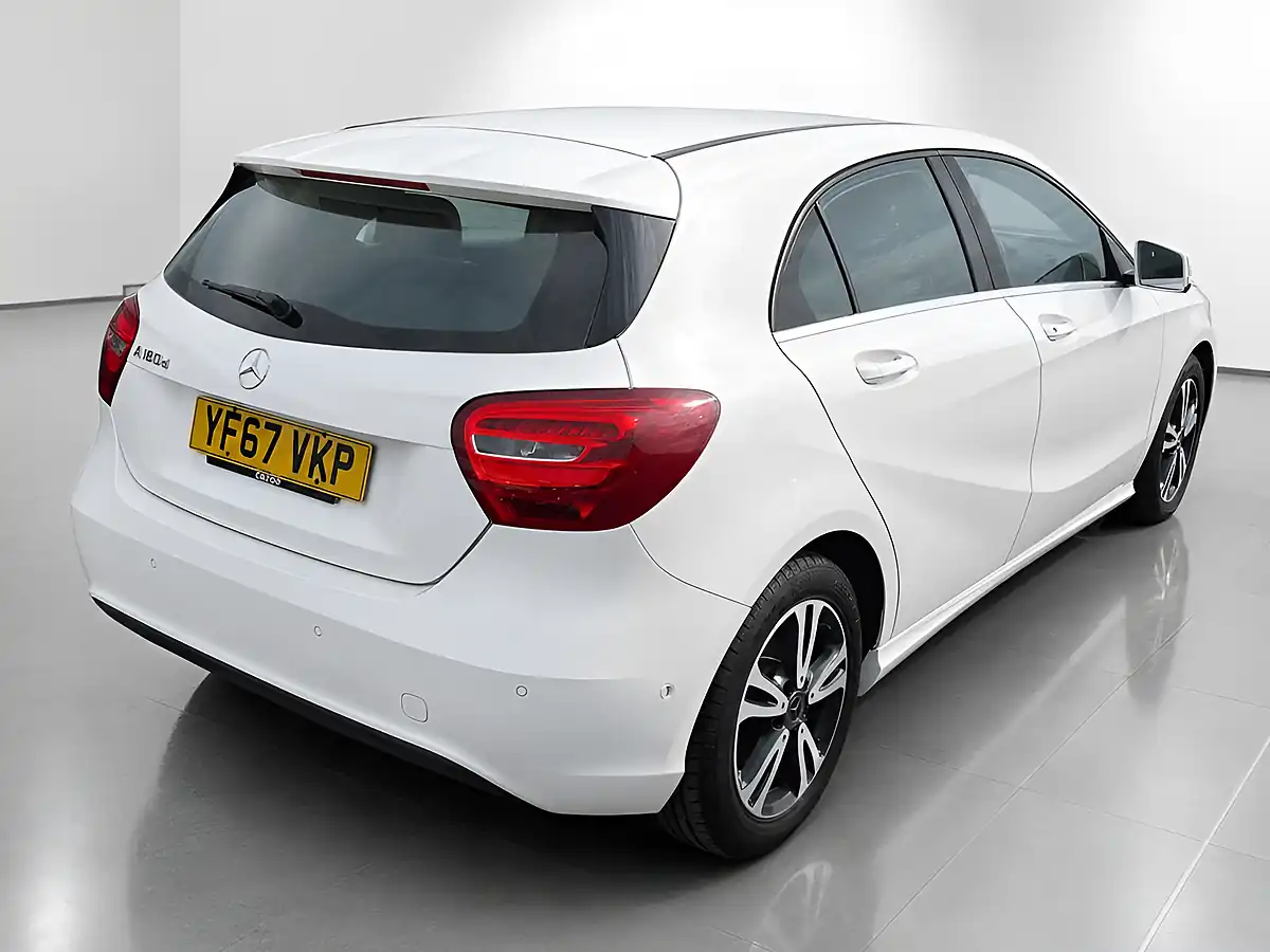 Used 2017 Mercedes-Benz a Class Se Executive Edition White - Interior and Exterior details 3