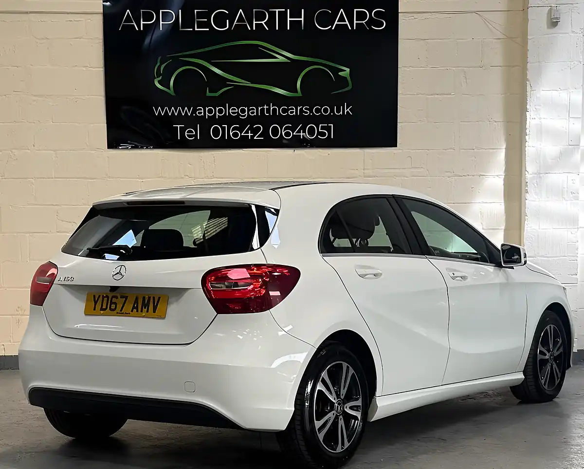 Used 2017 Mercedes-Benz a-Class Se White - Interior and Exterior details 3
