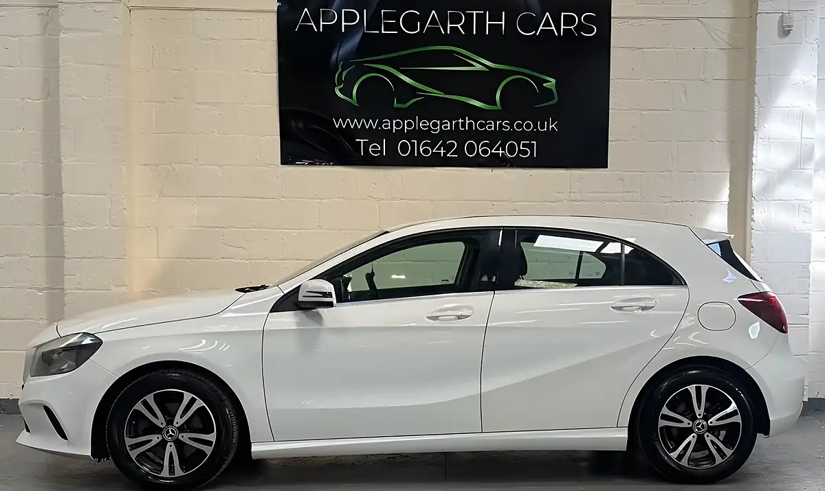 Used 2017 Mercedes-Benz a-Class Se White - Interior and Exterior details 6
