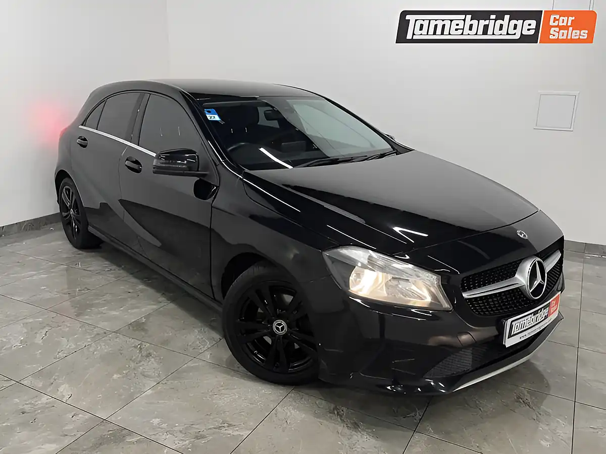 Used 2017 Mercedes-Benz a Class Sport Black - Front View