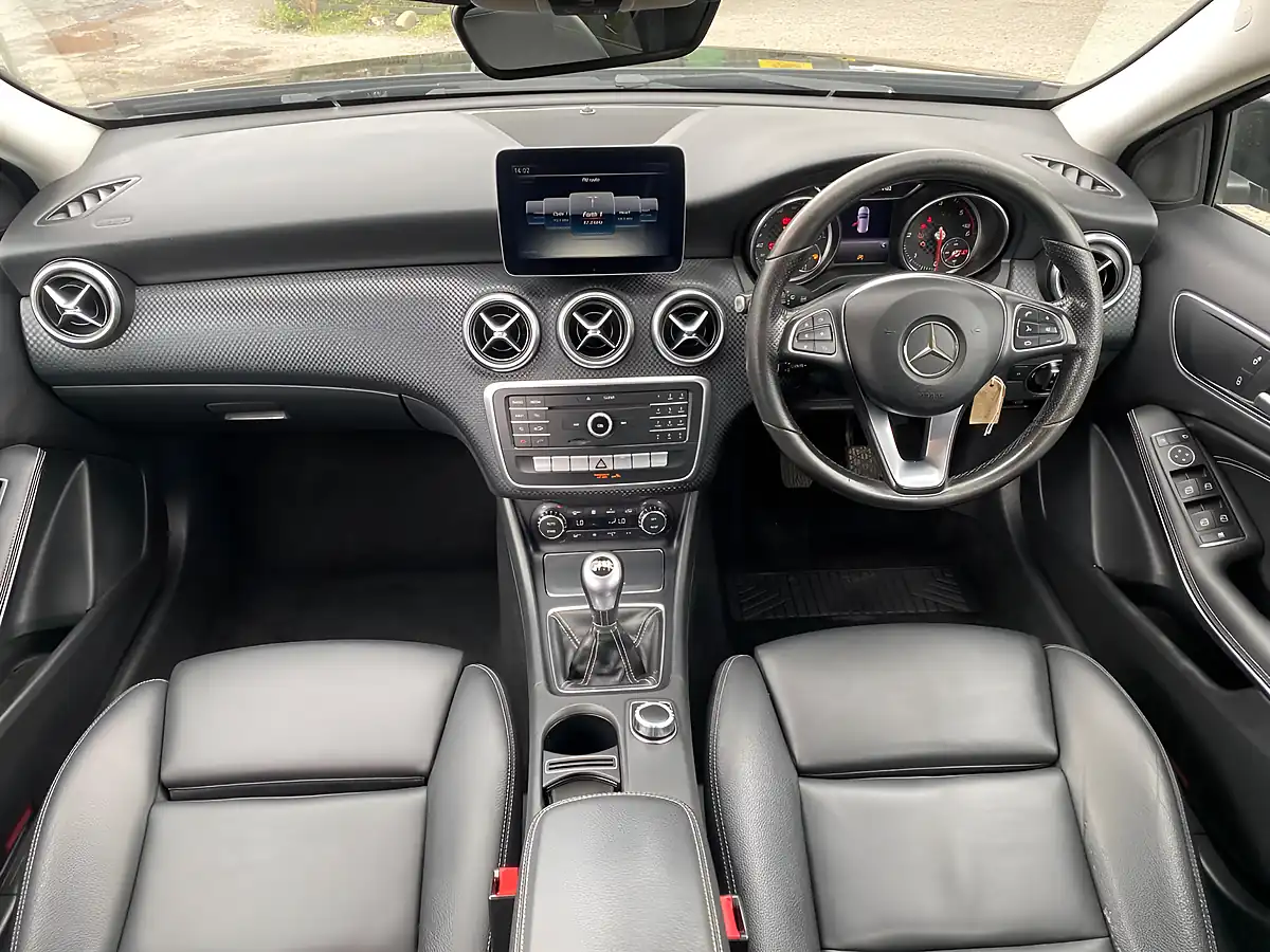 Used 2017 Mercedes-Benz a Class Sport Black - Interior and Exterior details 4