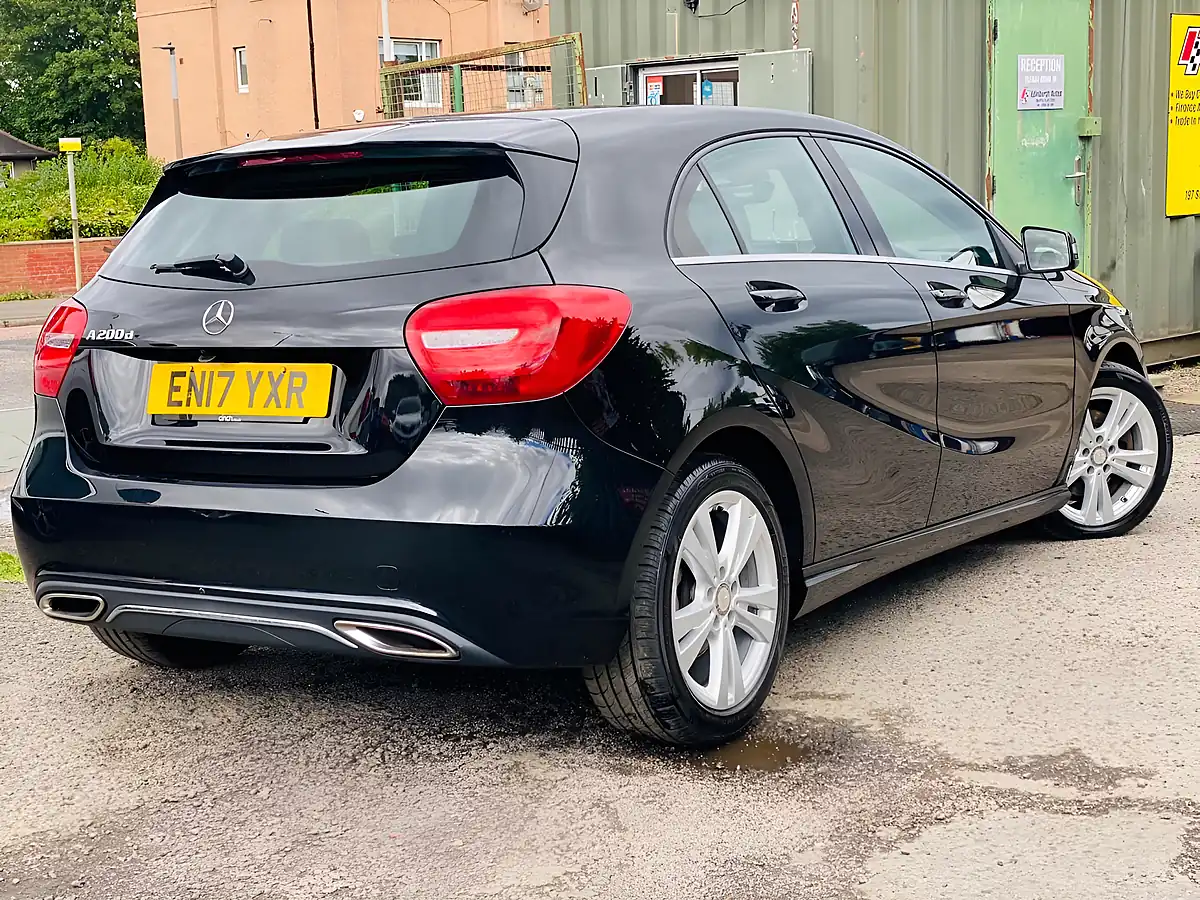 Used 2017 Mercedes-Benz a Class Sport Black - Interior and Exterior details 7
