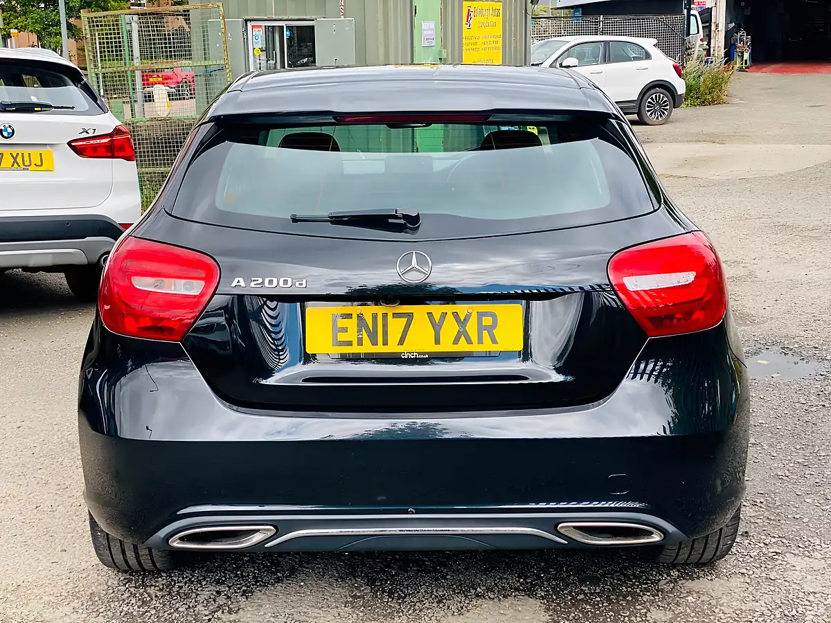 Used 2017 Mercedes-Benz a Class Sport Black - Interior and Exterior details 8