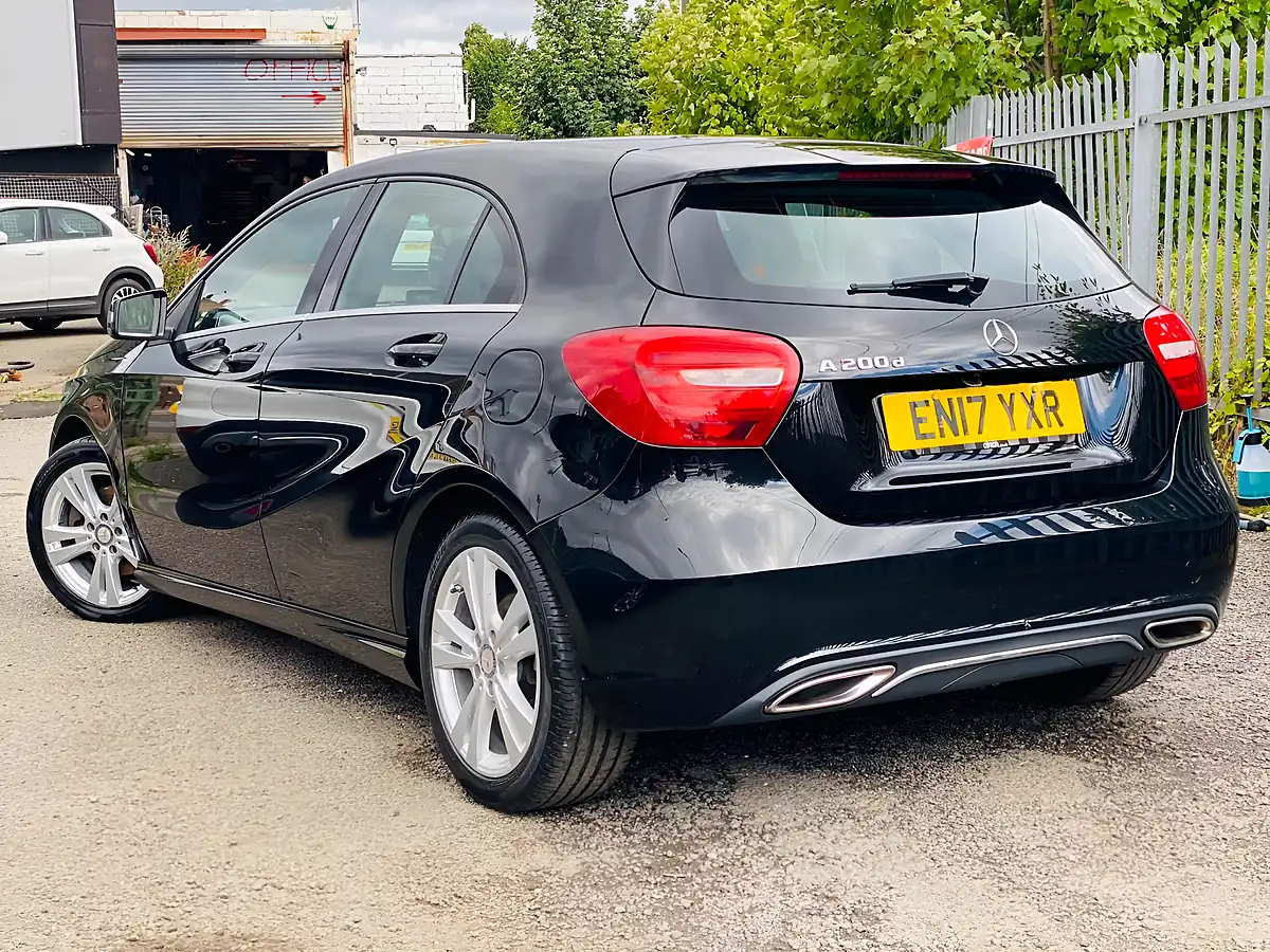 Used 2017 Mercedes-Benz a Class Sport Black - Interior and Exterior details 9