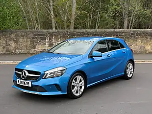 Used 2017 Mercedes-Benz a-Class Sport Blue - Interior and Exterior details 2
