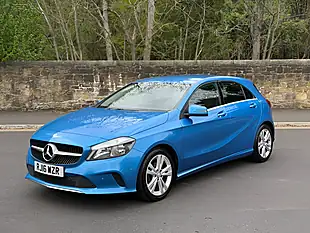 Used 2017 Mercedes-Benz a-Class Sport Blue - Interior and Exterior details 2