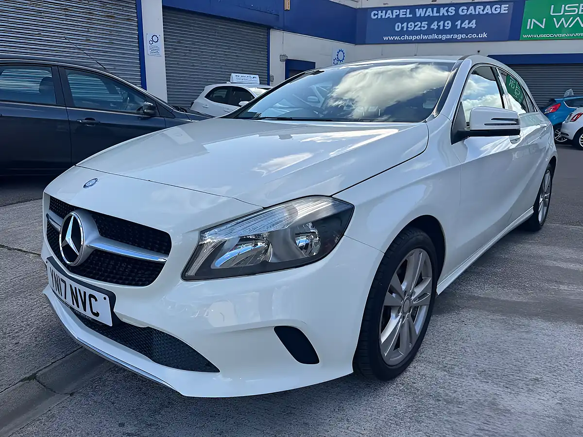 Used 2017 Mercedes-Benz a Class Sport Cirrus White - Interior and Exterior details 2