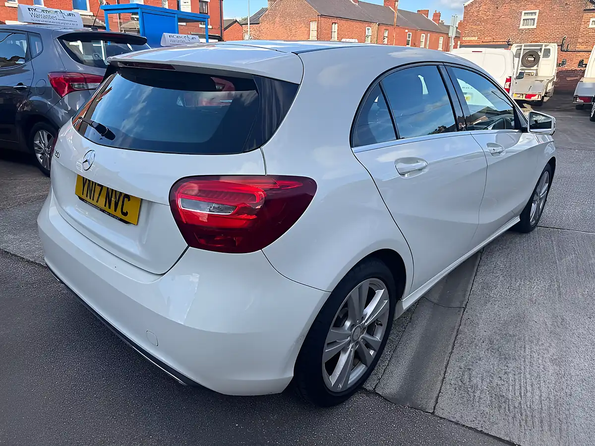 Used 2017 Mercedes-Benz a Class Sport Cirrus White - Interior and Exterior details 8