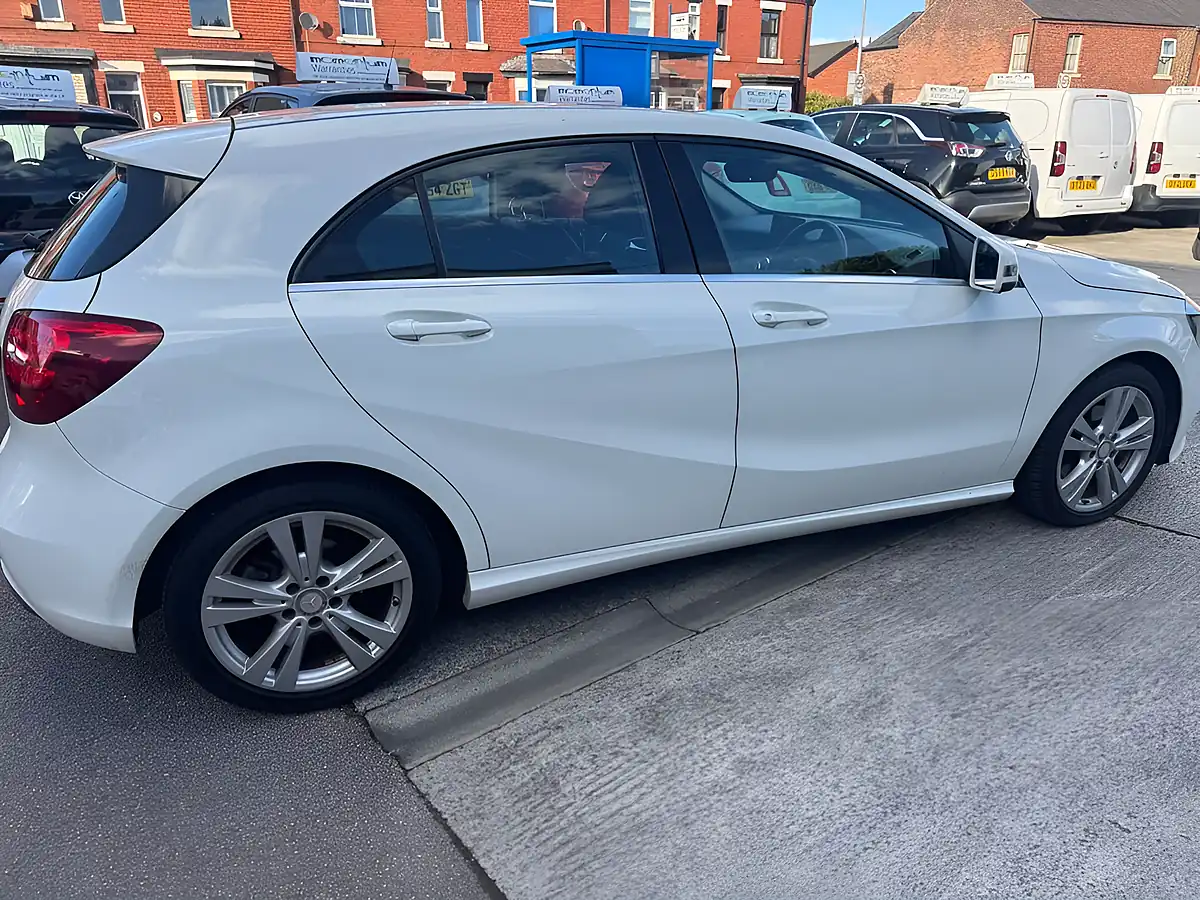 Used 2017 Mercedes-Benz a Class Sport Cirrus White - Interior and Exterior details 9