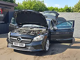 Used 2017 Mercedes-Benz a Class Sport (executive) Black - Interior and Exterior details 10