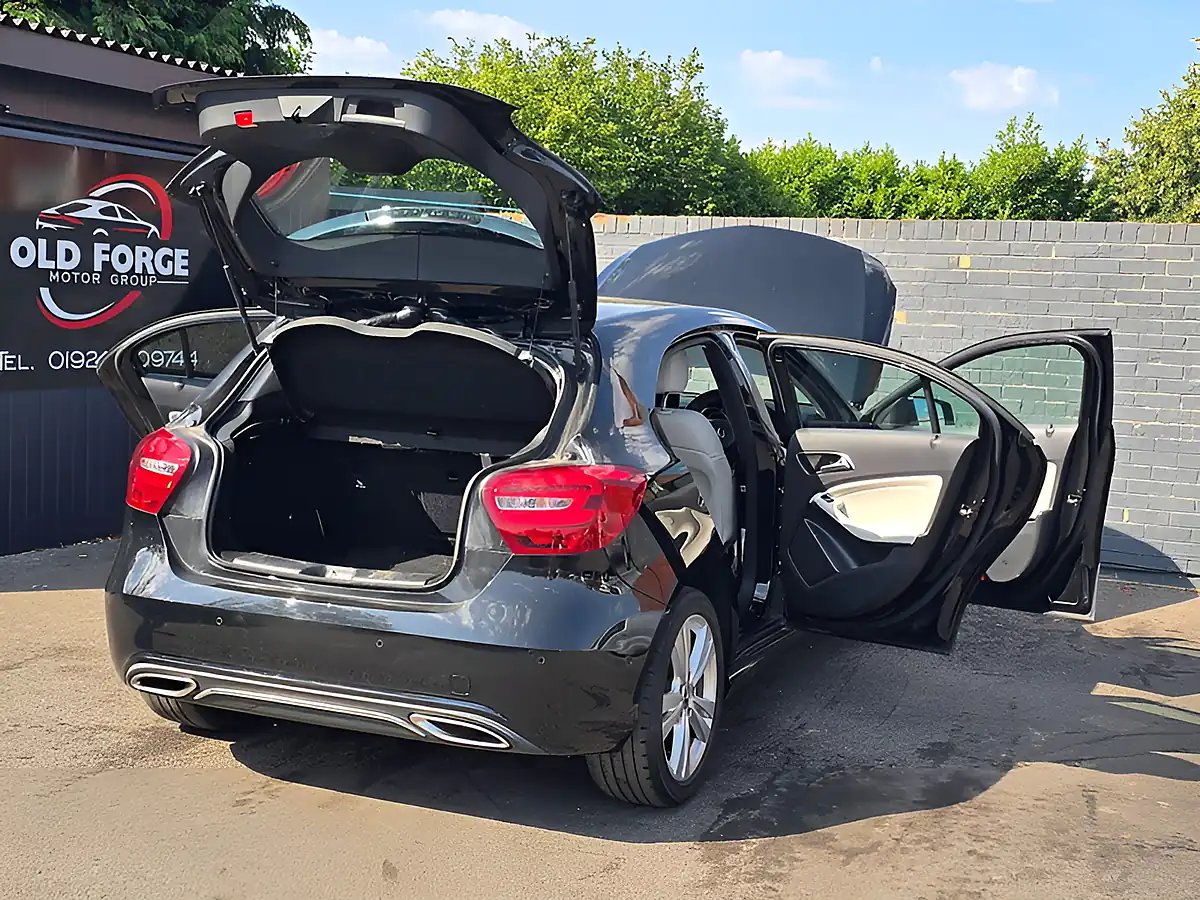 Used 2017 Mercedes-Benz a Class Sport (executive) Black - Interior and Exterior details 12