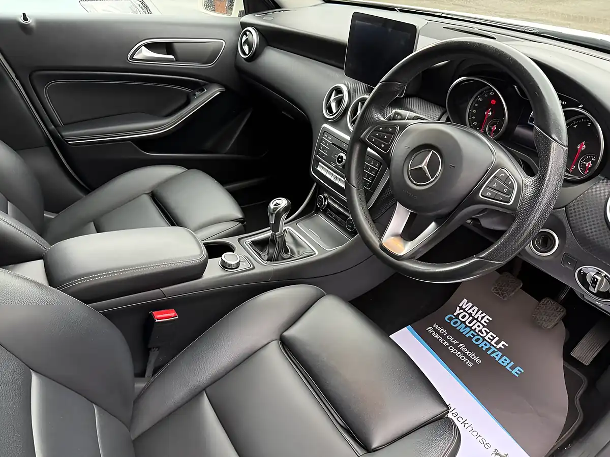 Used 2017 Mercedes-Benz a Class Sport Executive White - Interior and Exterior details 11