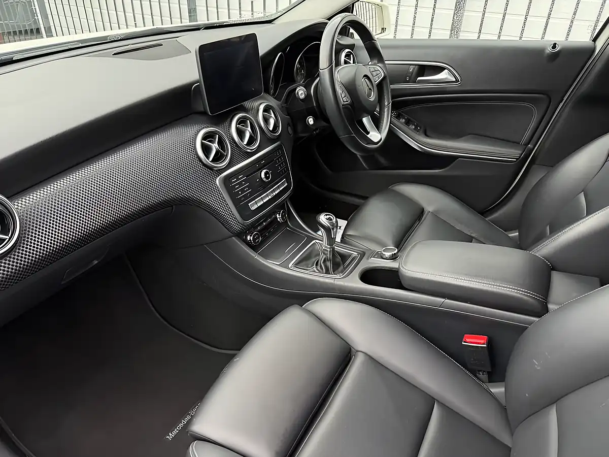 Used 2017 Mercedes-Benz a Class Sport Executive White - Interior and Exterior details 14