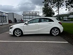 Used 2017 Mercedes-Benz a Class Sport Premium White - Interior and Exterior details 2