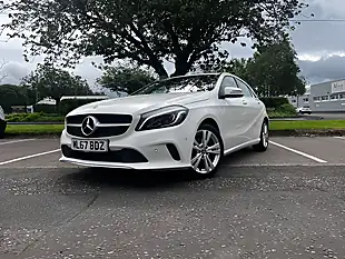 Used 2017 Mercedes-Benz a Class Sport Premium White - Interior and Exterior details 20