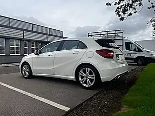 Used 2017 Mercedes-Benz a Class Sport Premium White - Interior and Exterior details 4