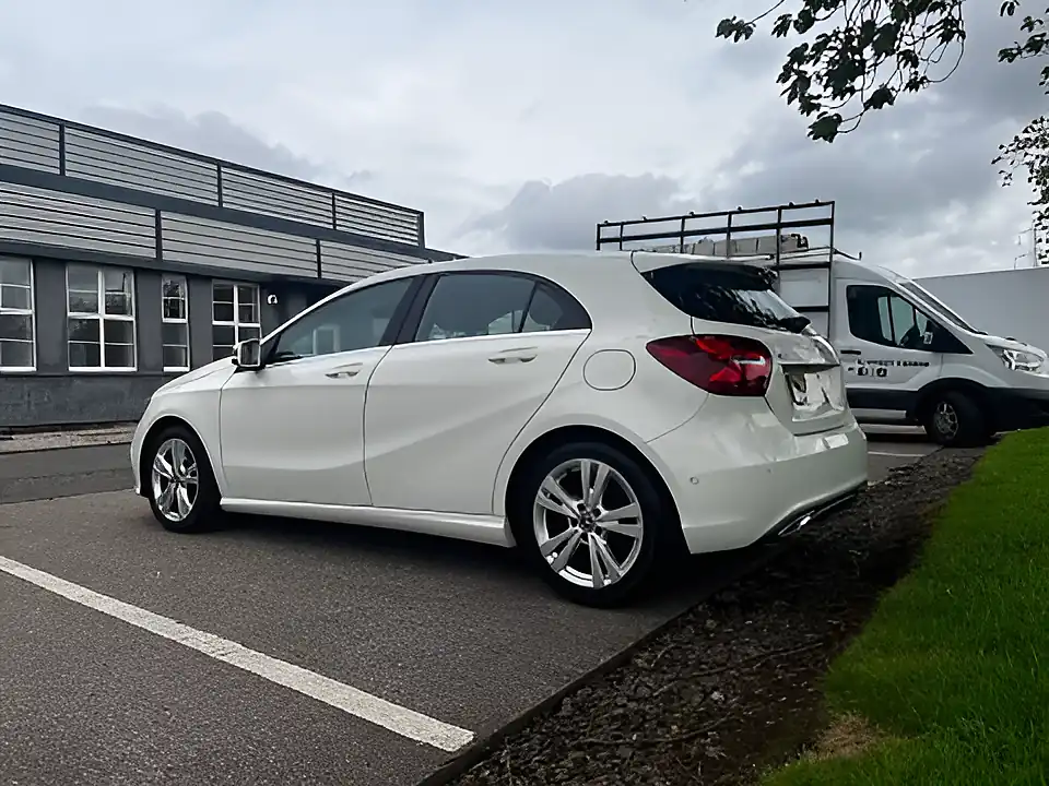 Used 2017 Mercedes-Benz a Class Sport Premium White - Interior and Exterior details 4