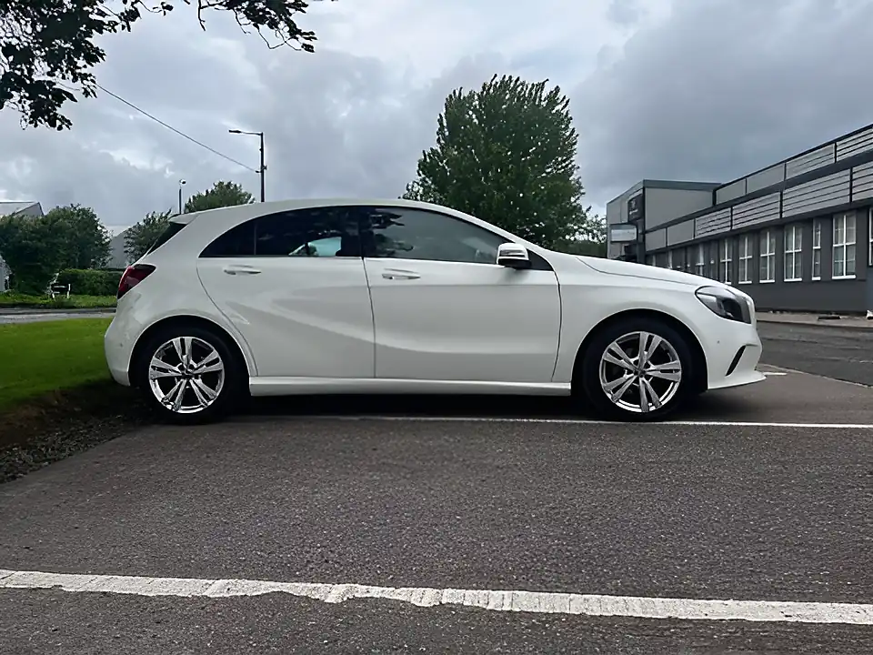 Used 2017 Mercedes-Benz a Class Sport Premium White - Interior and Exterior details 6