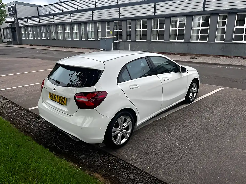 Used 2017 Mercedes-Benz a Class Sport Premium White - Interior and Exterior details 7