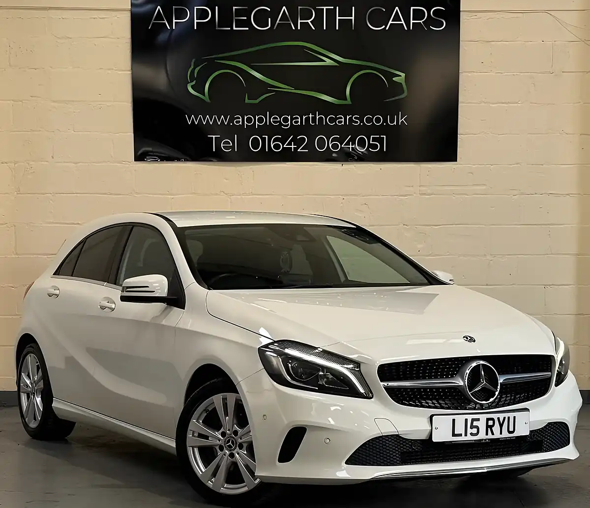 Used 2017 Mercedes-Benz a Class Sport Premium White - Interior and Exterior details 12