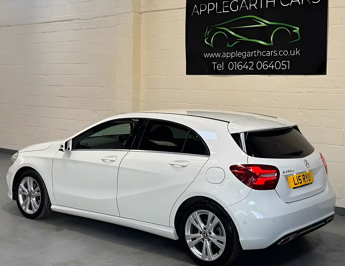 Used 2017 Mercedes-Benz a Class Sport Premium White - Interior and Exterior details 14