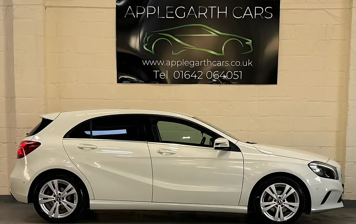 Used 2017 Mercedes-Benz a Class Sport Premium White - Interior and Exterior details 2