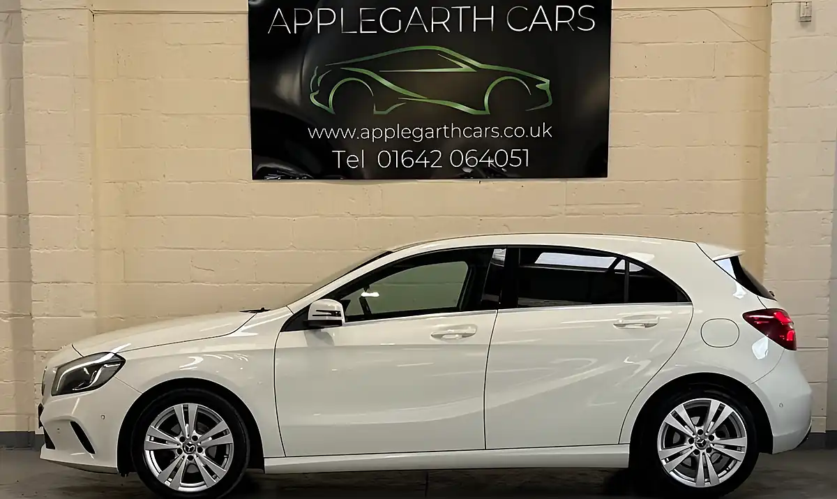 Used 2017 Mercedes-Benz a Class Sport Premium White - Interior and Exterior details 6