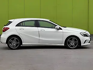 Used 2017 Mercedes-Benz a Class Sport (premium) White - Interior and Exterior details 10