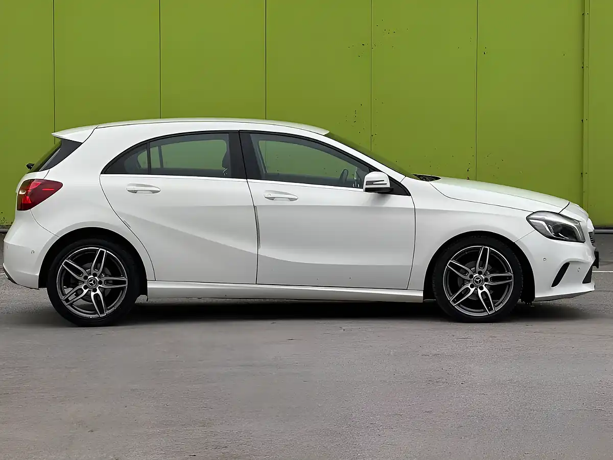 Used 2017 Mercedes-Benz a Class Sport (premium) White - Interior and Exterior details 10